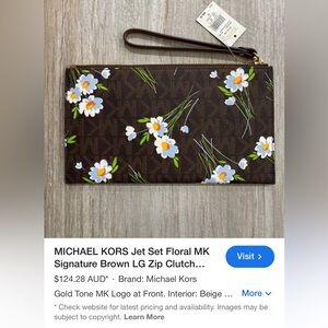 Michael Kors Large Wristlet- -new